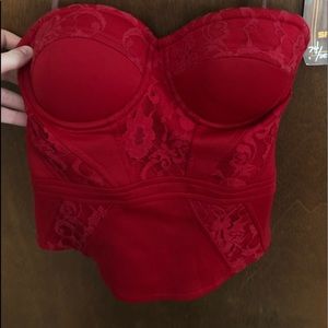 Charlotte Russe Valentines Day tube top